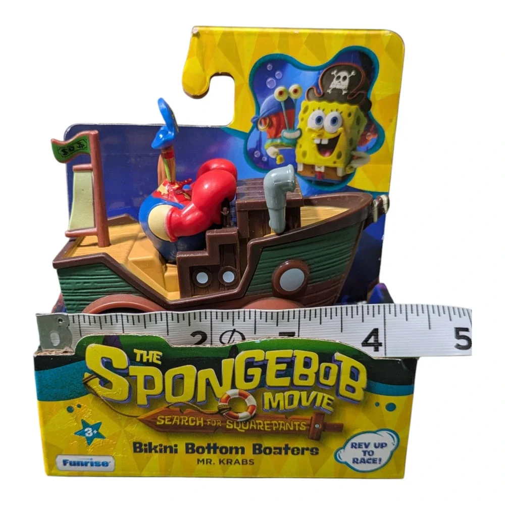 SPONGEBOB MOVIE - Search for Squarepants Bikini Bottoms Boaters -Mr Krabs - NWT